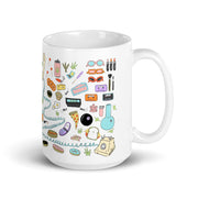 A Bunch of Stuff On A Mug